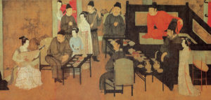 Top 10 Famous Chinese Paintings in Ancient China-Han Xi Zai Night Banquet